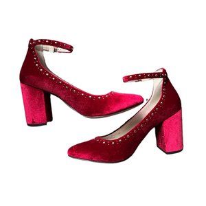 Cole Haan Red Velvet New Pumps | 8.5